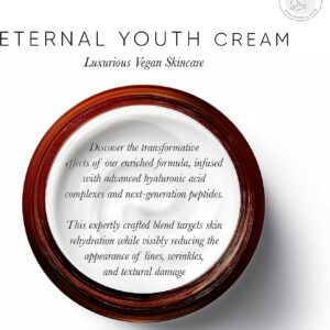 Eternal Youth Cream with Vitamin E, Shea Butter, Ginseng Extract, Hyaluronic Acid. FDA Approved